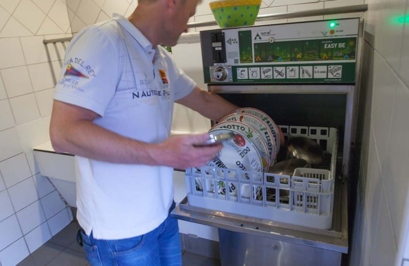 Vaatwasser camping ardennen